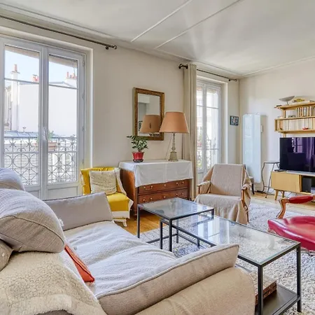 2p Lumineux - Coeur De Montmartre - Ascenseur Appartement Parijs
